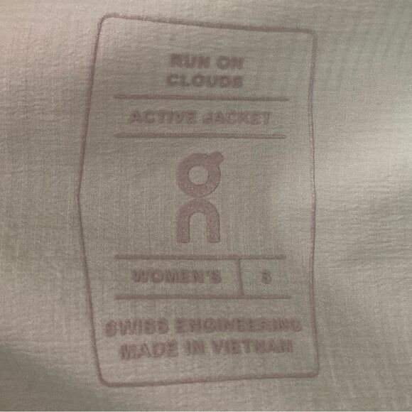 On Cloud Running Jacket Women’s S Green Lightweight Pocket Zip Athletic Active - Picture 8 of 11